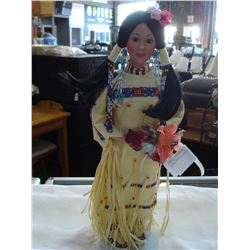 LIMITED EDTION NATIVE DOLL