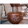 Image 2 : COPPER AND SILVER INLAY ANTIQUE DRAGON TEA POT