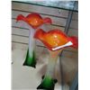 Image 2 : 2 ART GLASS VASES