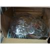 Image 1 : BOX OF GLASSWARE AND PYREX