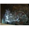 Image 2 : BOX OF GLASSWARE AND PYREX