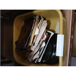 TOTE OF RECORDS - 45S