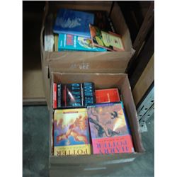 TWO BOXES OF ESTATE BOOKS HARRY POTTER ETC