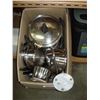 Image 1 : BOX OF POTS AND PANS