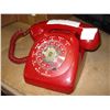 Image 1 : RED ROTARY TELEPHONE