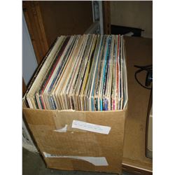 BOX OF COLLECTABLE RECORDS SOME JAZZ AND BLUES AND ROCK