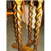 Image 2 : ANTIQUE BARLEY TWIST PLANT STAND