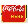 Image 3 : Coca-Cola Porcelain Flange Sign