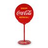 Image 1 : Coca-Cola "Lollipop" Curb Sign
