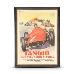 Massive 60" Fangio Racing Poster