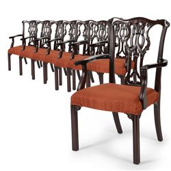 Carved Arm Chairs