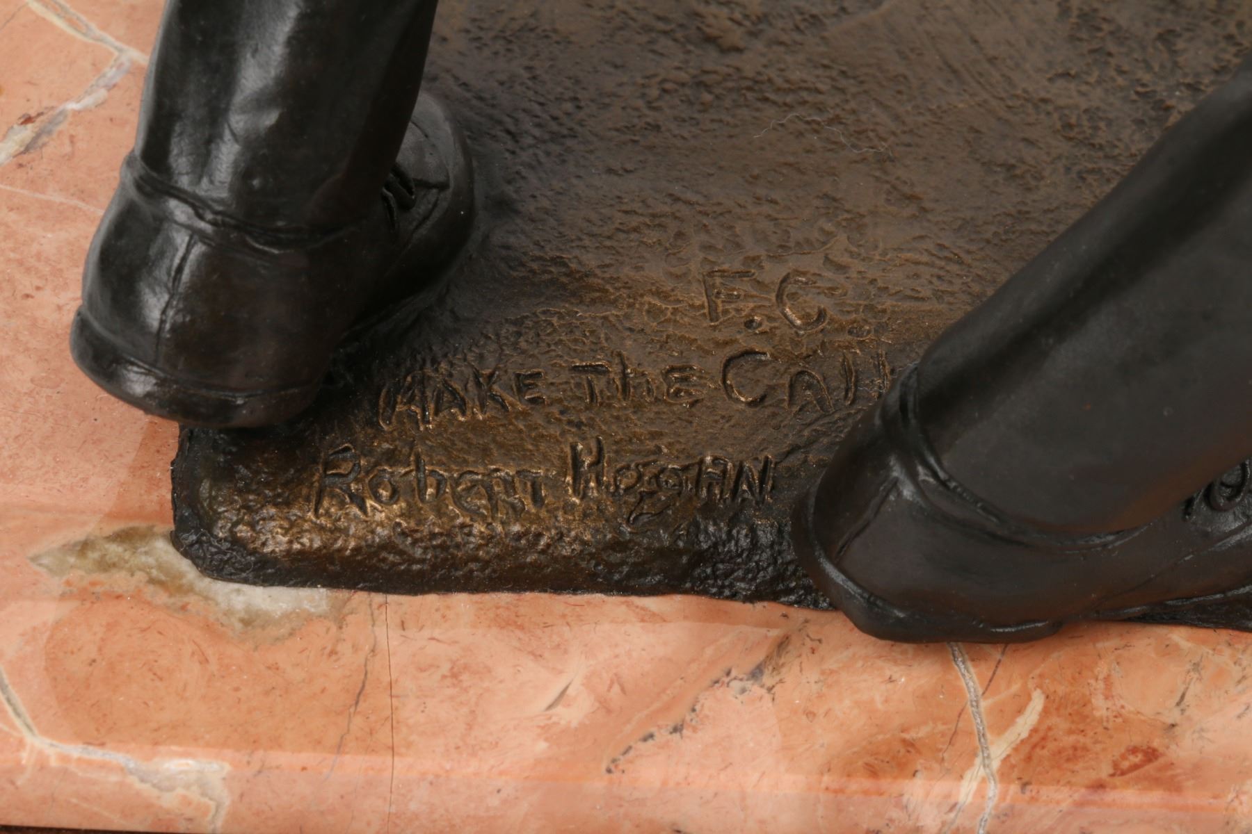 Robert Hogan Baseball Bronze