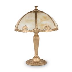 Slag Panel Table Lamp