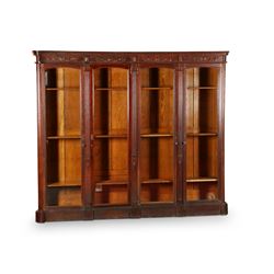 Impressive Oak Library Bookcase