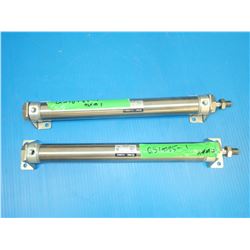 (2) SMC CDM2L32A-D8956 Air Cylinder