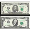 Image 1 : Set of 1995 $5 & $10 Federal Reserve STAR Notes