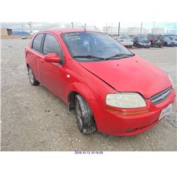 2006 - CHEVROLET AVEO