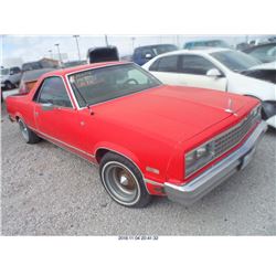 1982 - CHEVROLET EL CAMINO