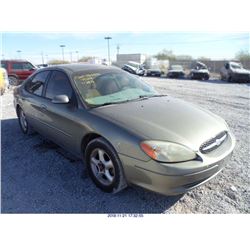 2001 - FORD TAURUS // TEXAS TITLE