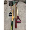 Image 2 : Grant Spade, Mastercraft shovel, lawn edger & rake