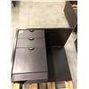 Image 3 : Brown Office Desk 2 drawers 66" x 23 1/2" x 29 1/2", Brown Office Desk adder with 3 drawers 35 1/2"