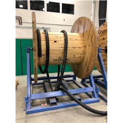 Reel-o-matic load limit of 10000 lbs.,  with Spool 3C #2 AWG 25KV SHD-GC