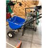 Image 3 : Earth Way High-Output Spreader, Suncast Hosemobile with garden hose, Ames fold&store with garden hos