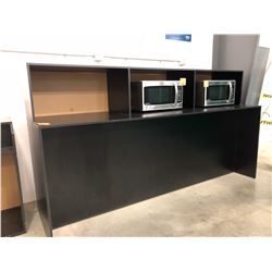 Home made melamine microwave stand 96 3/4" x 29" x 53" has scratches and nicks