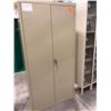 Image 1 : Grey cabinet 36" x 20" x 72" with 4 adjustable shelves, no key