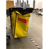 Image 1 : Janitorial Cart 45" x 21" x 38 1/2", comes with knee mat and 26 coat hangers