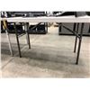 Image 3 : Lifetime collapsible picnic table Grey 72" x 30" Top, Collapsible table 48" x 24" x 29", Arborite 60