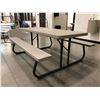 Image 1 : Collapsible picnic table Grey 72" x 30" Top