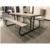 Image 1 : Collapsible picnic table Grey 72" x 30" Top