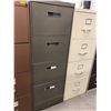 Image 1 : File cabinet 4 drawer dark grey no key 18" x 51" x 28"