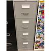 Image 1 : File cabinet 4 drawer grey no key 18" x 52" x 26 1/2