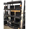 Qty 2 Plastic shelving 72 1/2