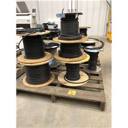 8 Spools assorted cable/wire