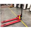 Image 1 : Pallet Jack, Dayton, Capacity 4400 lbs, narrow forks (not to be removed till loadout complete)