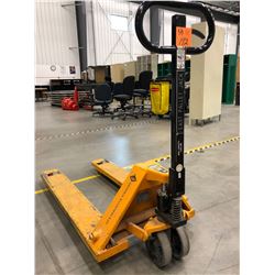 General Fasteners, capacity 5500 lbs. pallet jack (not to be removed till loadout complete)