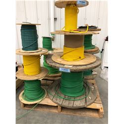 7 Spools GND cable #4, #8 & #10, 3 partials spools of 3 Cond 14 SJTOW