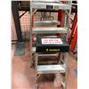 Image 3 : 8' fiberglass ladder, 6' platform ladder, 3' platform ladder