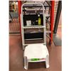 Image 3 : Fiber glass 8' ladder, White stepping stool & Renegade 2 step portable stool