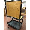 Image 2 : Rolling parts cart 36" x 24" (plastic bins included)