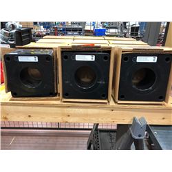Qty 3 Current Transformer 50:5 A, 3.25" Window