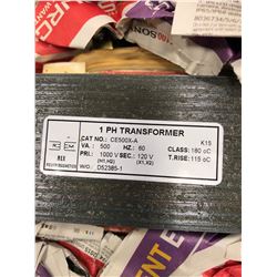 Qty 3 Single phase transformer, 1000V-120, VA501