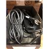 Image 5 : Qty 6 rough service bulbs, 9 florescent 18" fixtures and bulbs, qty 11 #14/3 cable cord