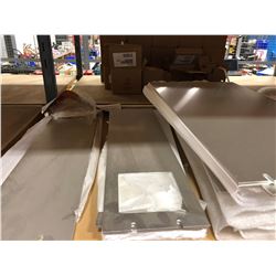 Assorted aluminum panels
