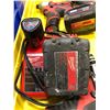 Image 3 : Milwaukee M18 drill, M18 impact, M12 driver, M12 impact M12 flashlight, 2 extra M12 battery & chargi
