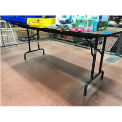 6' x 30" x 29"  foldable wooden table (table only)