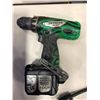 Image 2 : Milwaukee M18 drill, M18 angle grinder, qty 3 M12 drivers, M12 impact, M12 flashlight, M12 battery,